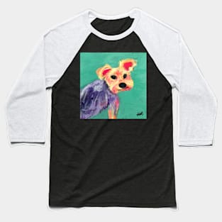 Blaze the Yorkie Baseball T-Shirt